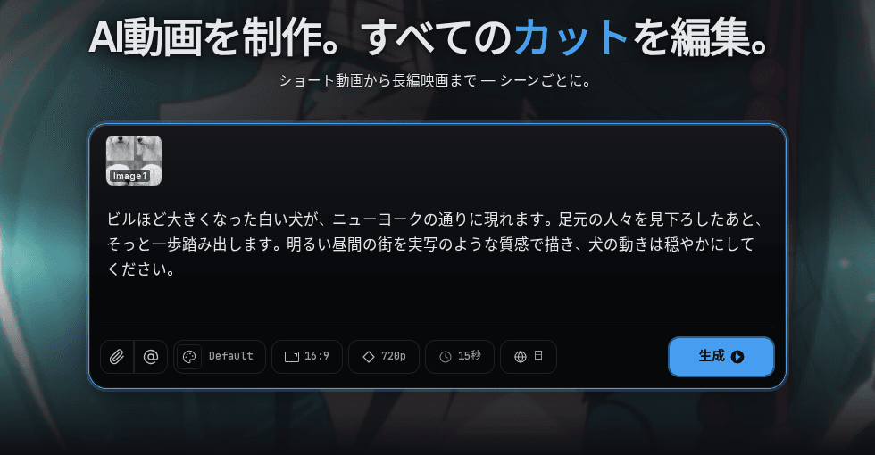 シナリオ生成に使う物語の説明と参考資料